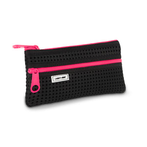 Flat Pencil Pouch Neon Pink