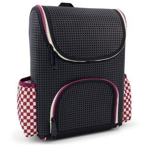 Student Backpack Checkered Brick