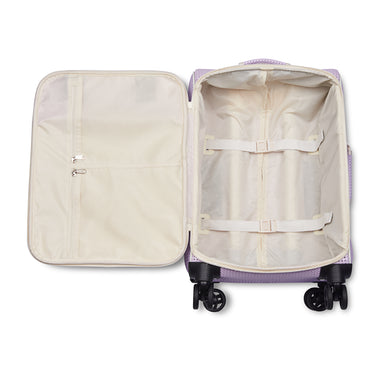 Suitcase 4 wheel Faded Lavender with Nimix Good Vibes Set Bundle
