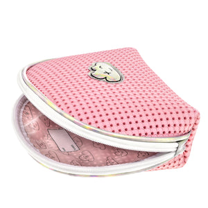 EVA / Silicone Cosmetic Bag Pink Inside view