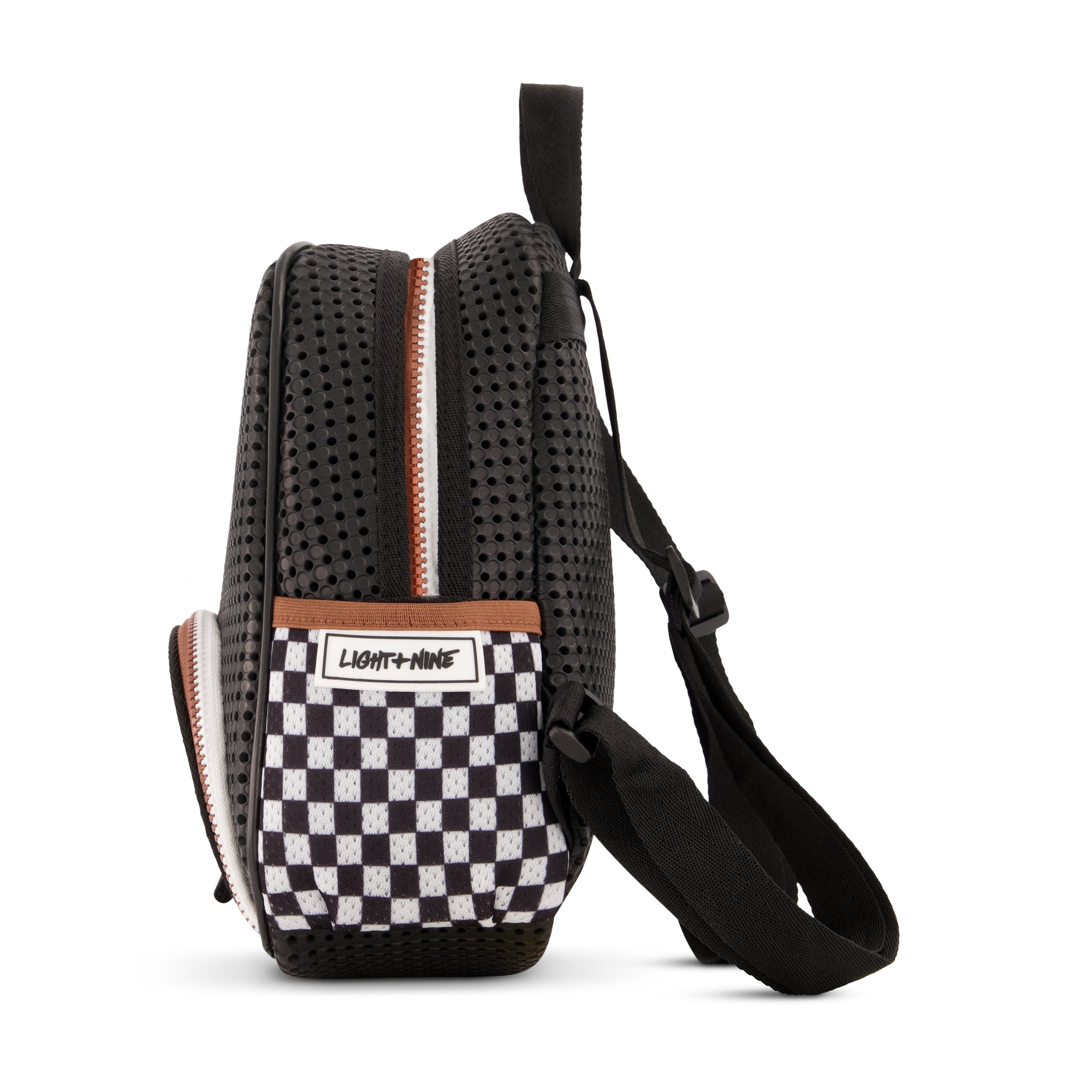 Little Miss Mini Backpack Checkered Black