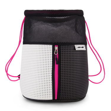 Sophy Drawstring Backpack Neon Pink